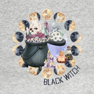 Black Witch Aesthetic T-Shirt